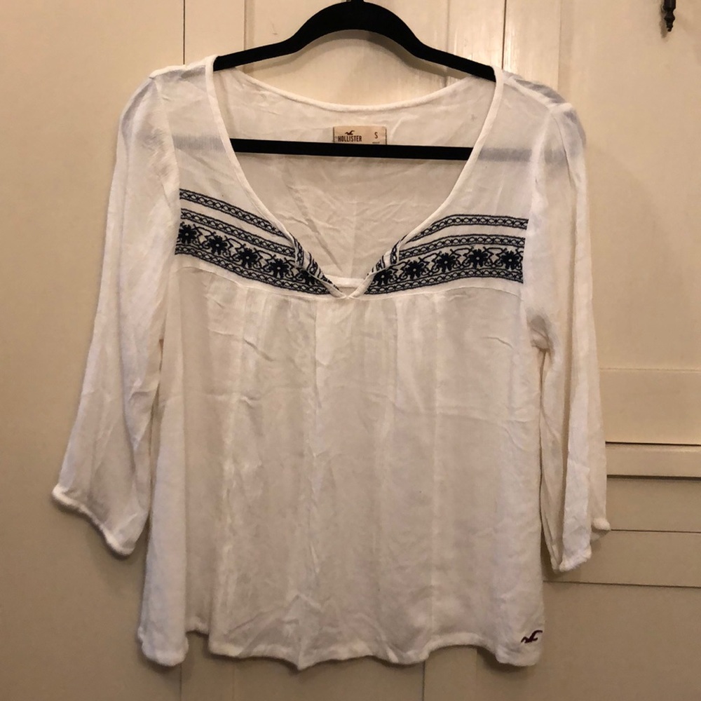 Hollister Embroidered Shirt